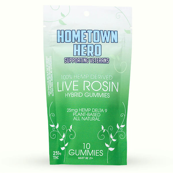 Hometown Hero Delta 9 Live Rosin Gummies