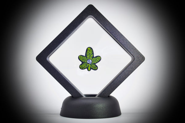 AKM Glass (Pipe Maker) Pot Leaf Skull "Ice Cube Brain" Millie