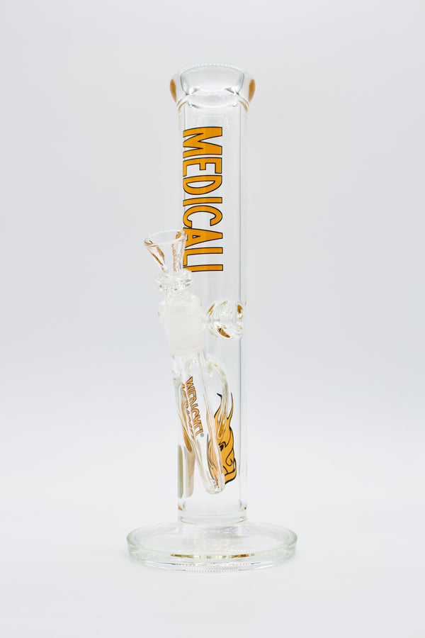 Medicali Glass 9mm 10in "Straight Tube" - East Atlanta S&V