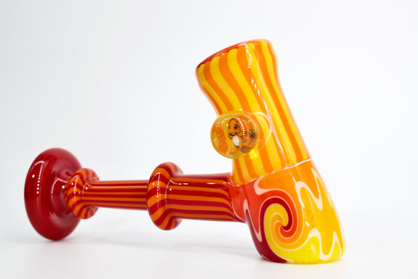 Paddy Melts Glass- Pokémon "Charmander Millie" Line work Hammer Pipe 2022