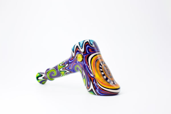 KennaRoo Glass - Linework Hammer Bubbler