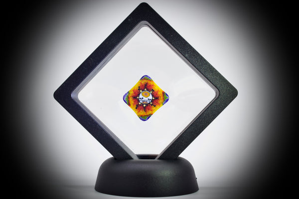 AKM Glass (Pipe Maker) X Banjo Glass Tie Dye Skull Millie #6