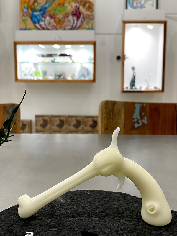 Piece Maker Glass- Bone Revolver - East Atlanta S&V