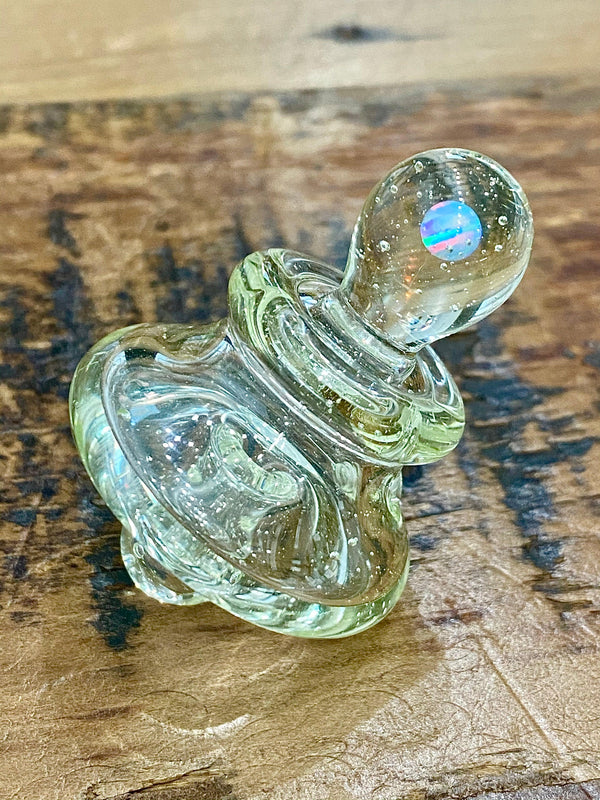 Melitz Glass- UV Reactive Carb Cap w/ Opal - East Atlanta S&V