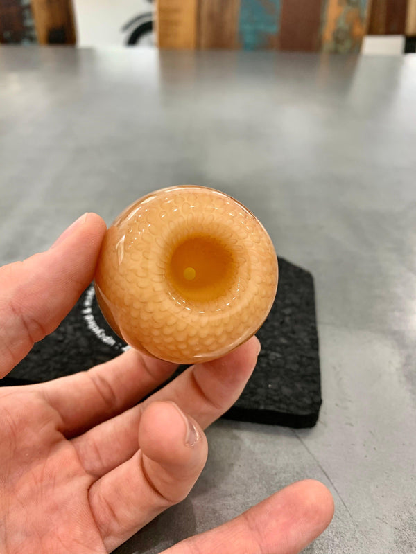 Firekist Glass Dragon egg - East Atlanta S&V