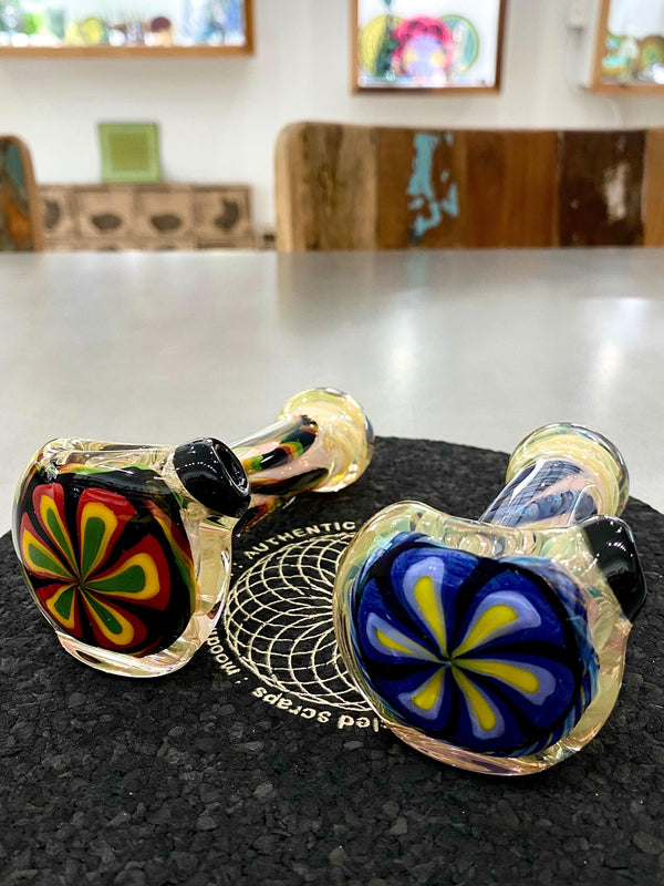 Talent Glass Works Inc- Color Flower Spoon - East Atlanta S&V