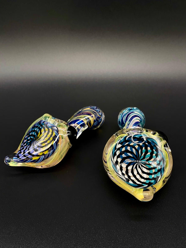 Talent Glass Works Inc- Reticello Sherlock with Dichro Stem - East Atlanta S&V