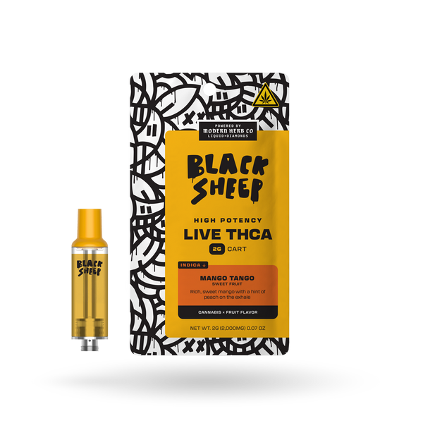 Liquid Diamonds Vape Cartridge: Mango Tango (Indica), 2g