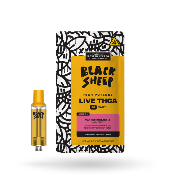 Liquid Diamonds Vape Cartridge: Watermelon Z (Indica), 2g