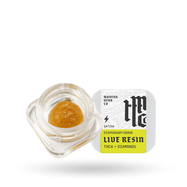 THCa Live Resin Diamonds Dab: Jack Herer (Sativa) - 2g