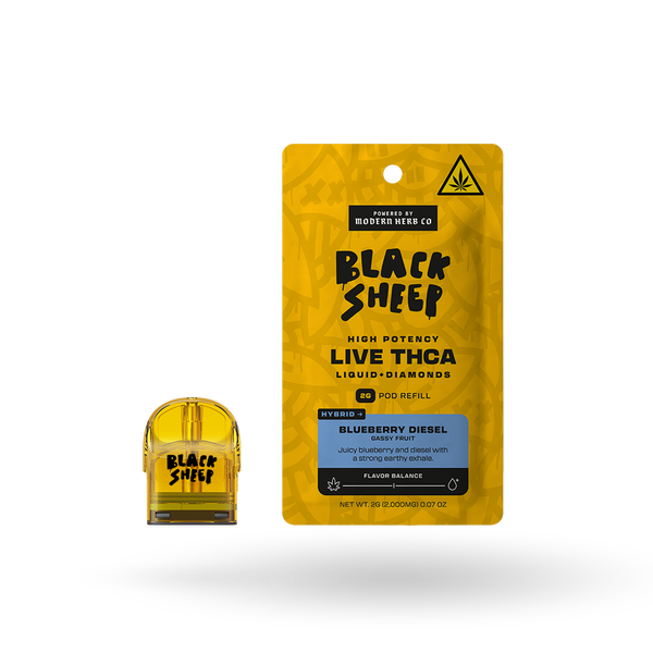 Liquid Diamonds Pod Refill: Blueberry Diesel (Hybrid) 2g
