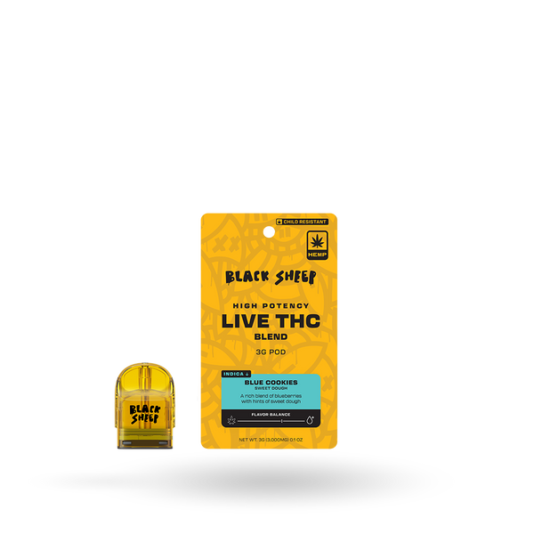 Live THC Blend Pod Refill: Blue Cookies 3g