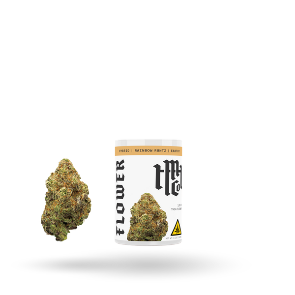 THCa Flower: Rainbow Runtz (Hybrid), 1/8oz