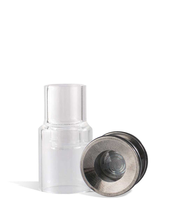 Exxus Vape Go low temperature kit with portable vaporizer, glass mouthpiece, and accessories for smooth vaping experiences.