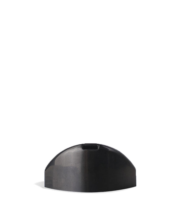 Close-up of Exxus Vape Mini mouthpiece showing sleek, black vaping accessory with smooth contours and ergonomic design.