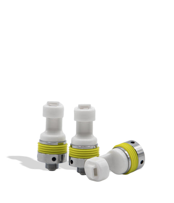 Set of three Lookah Hammer replacement coils for vaporizer, showing the cylindrical coil design and packaging.