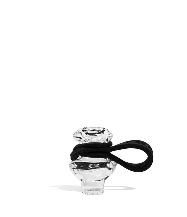 Focus V Carta 2 Intelli-Core Bubble Cap and Tether for vaporizer, shown with replaceable bubble cap and tether attachment.
