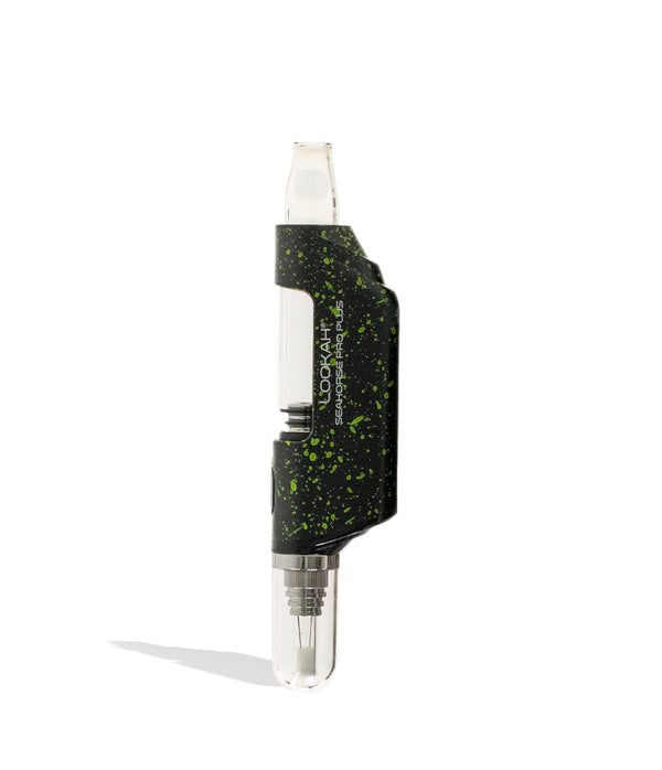 Lookah Seahorse Pro Plus Spatter Edition Nectar Collector with glass mouthpiece and titanium tip for concentrates.