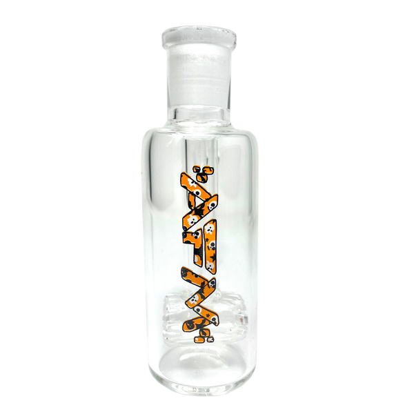 AFM Smoke Spooky Showerhead Perc 4-inch glass ash catcher for enhanced filtration and smooth smoking experience.