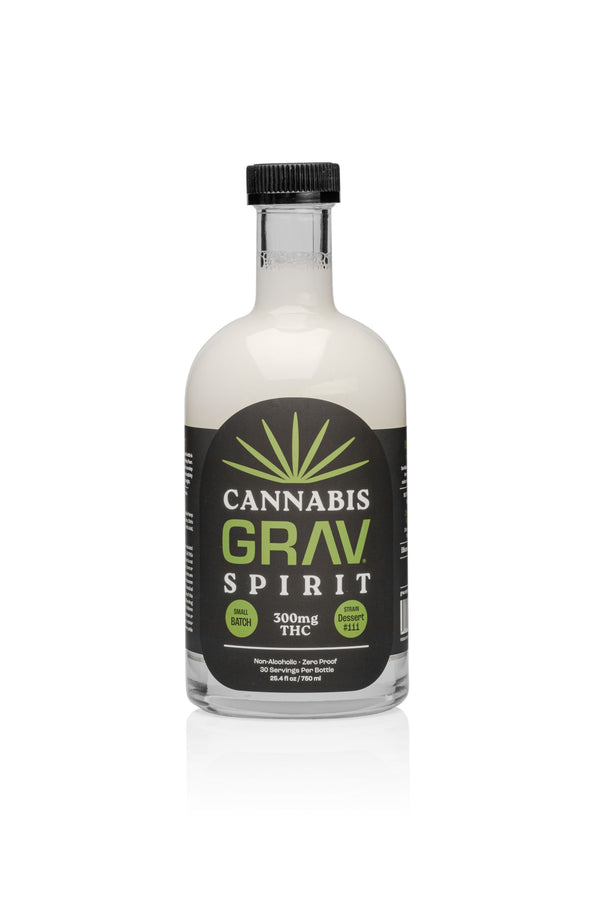 GRAV® Cannabis Spirit 300mg Natural, 750ml Bottle