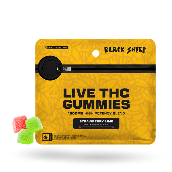 Live THC Quad Blend Gummies 30ct