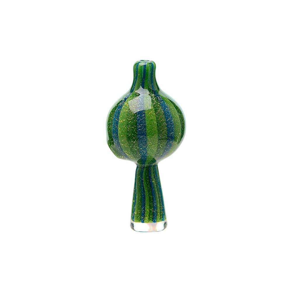 Calibear Green Dichro Cactus Carb Cap Encased W/ Opal