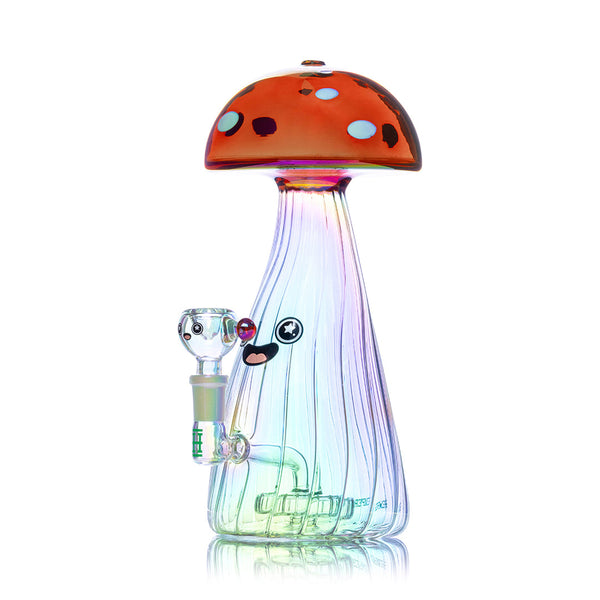 Hemper Trippy Shroom Glass Water Pipe