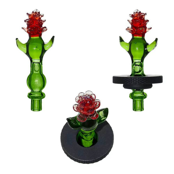 Flower-Shaped Carb Cap For Dr. Dabber Switch 2 | Calibear
