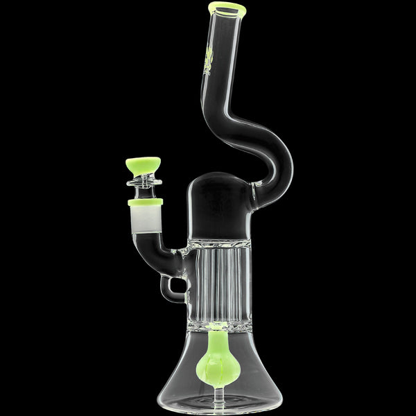 Calibear 13'' Serpentine Double Perc Beaker Dab Rig