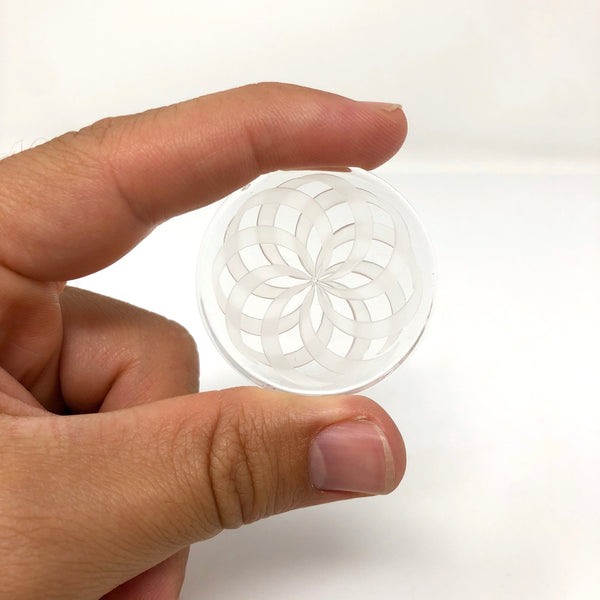 AFM Smoke AFM Disc Spinner Carb Cap for dabbing concentrates, featuring a spinning disc design and durable glass construction.