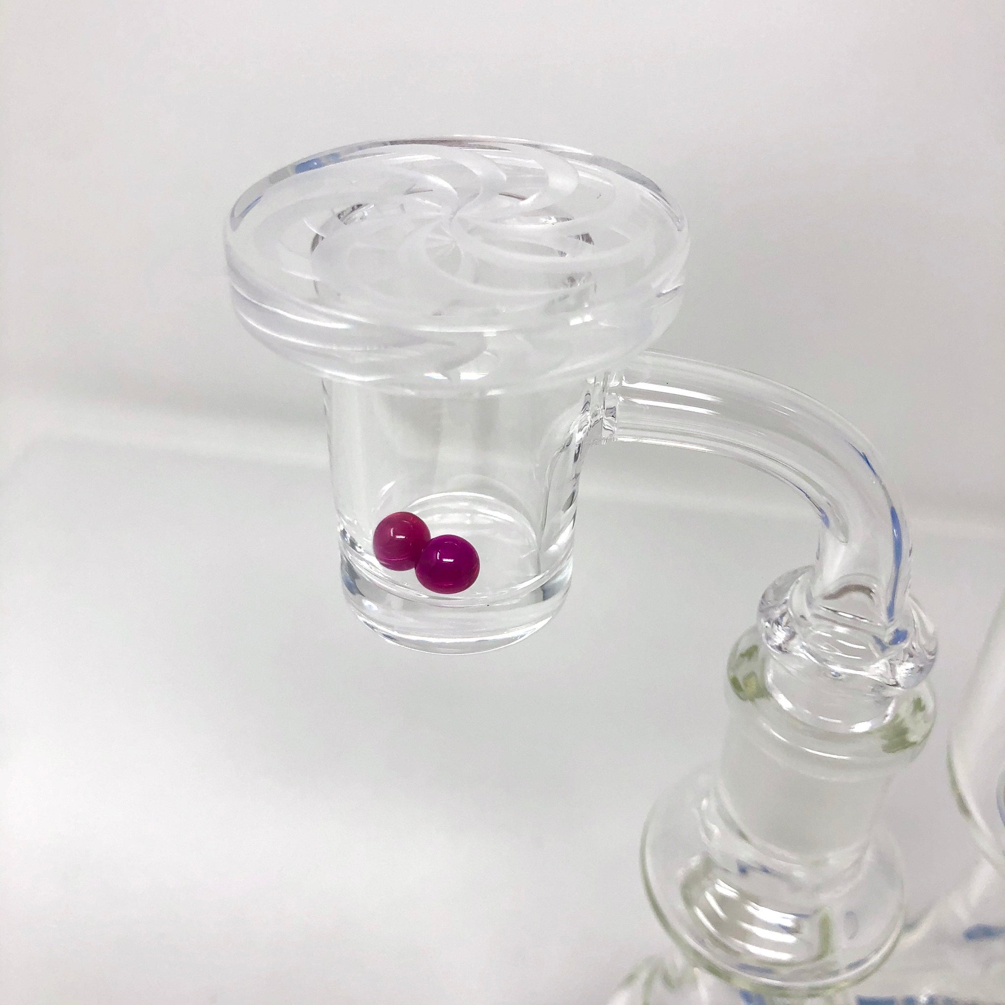 AFM Smoke AFM Disc Spinner Carb Cap for dab rigs, featuring a circular spinning design in black ceramic material.