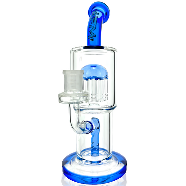 9.5-inch AFM Smoke Hot Rod Charlie glass dab rig with colorful design, featuring a sturdy base and mouthpiece for dabbing.