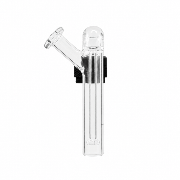 Grenco Science G Pen Micro II Sidecar Showerhead Bubbler attachment with clear glass design and water chamber for smooth hits