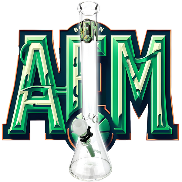 18" Boston Ball 5mm Beaker Bong Bundle