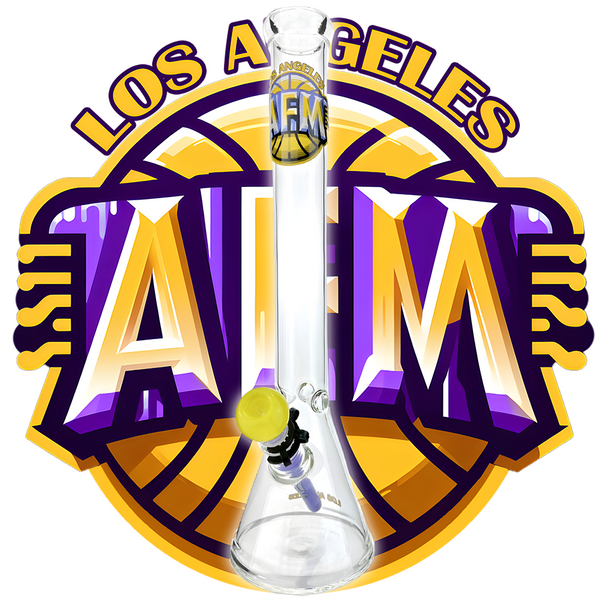 18" Los Angeles 5mm Beaker Bong Bundle