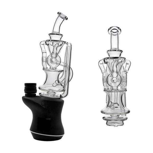 Triple Donut Recycler Glass Attachment for Focus V Carta | Calibear