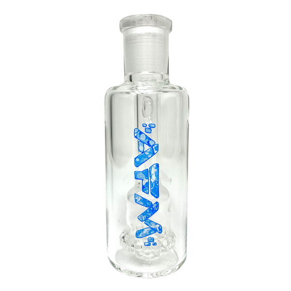 AFM Smoke 4-inch glass ash catcher for showerhead, featuring clear glass design and durable construction for smoking accessories.