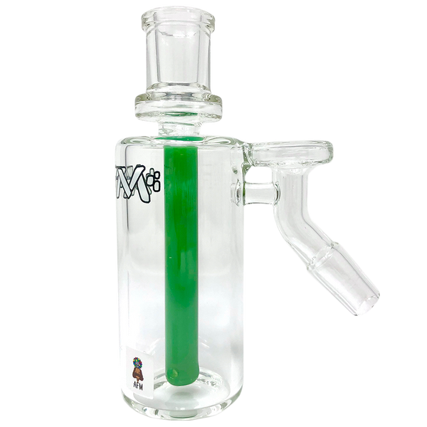 AFM Smoke 5-inch color glass ash catcher with vibrant design, designed to fit compatible smoking pipes and enhance filtration.