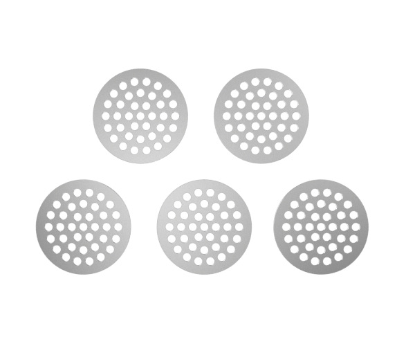 G Pen Dash mouthpiece filter screens, 5-pack, designed for G Pen Dash vaporizer to improve flavor and filter impurities.
