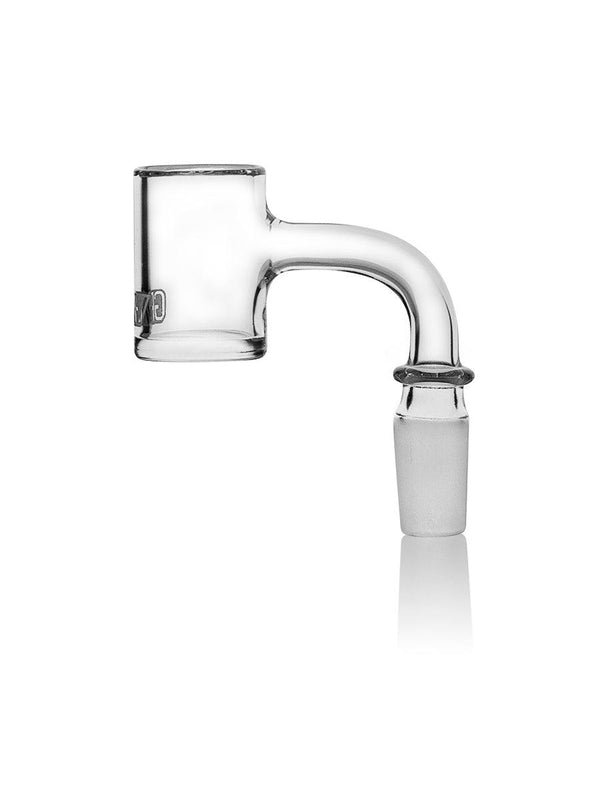 GRAV 14mm male seamless quartz banger for concentrates, 90-degree design, high-quality dabbing accessory.