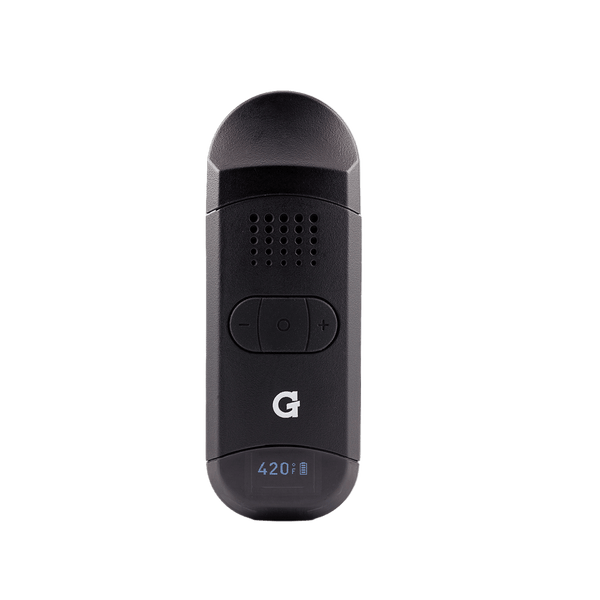 G Pen Dash II vaporizer by Grenco Science, compact portable device with sleek design for discreet vaporization.