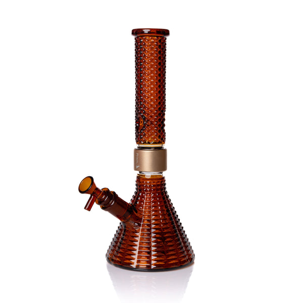 Jane West x Prism Amber Modular Water Pipe accessory showing its sleek glass design and modular components.