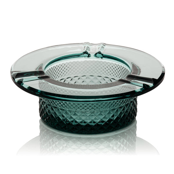 Teal Jane West Twenties Collection ashtray, accessory with vintage-inspired design, featuring a smooth ceramic finish.