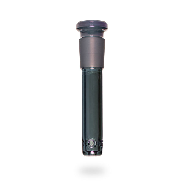 Jane West Twenties Collection 5-Hole Downstem 90mm in midnight, durable glass part for water pipes.
