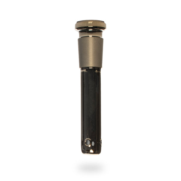 Jane West Twenties Collection 5-Hole Downstem in gold, 90mm, part for glass water pipes, with 5-hole design and sleek gold finish.
