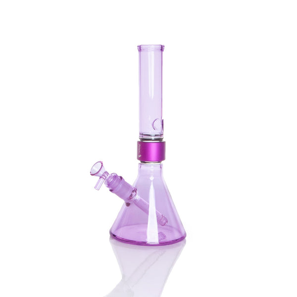 Mini monochrome Prism Halo Fam Favorites beaker in grape Jolly Rancher flavor, featuring a standard beaker design with monochrome style.