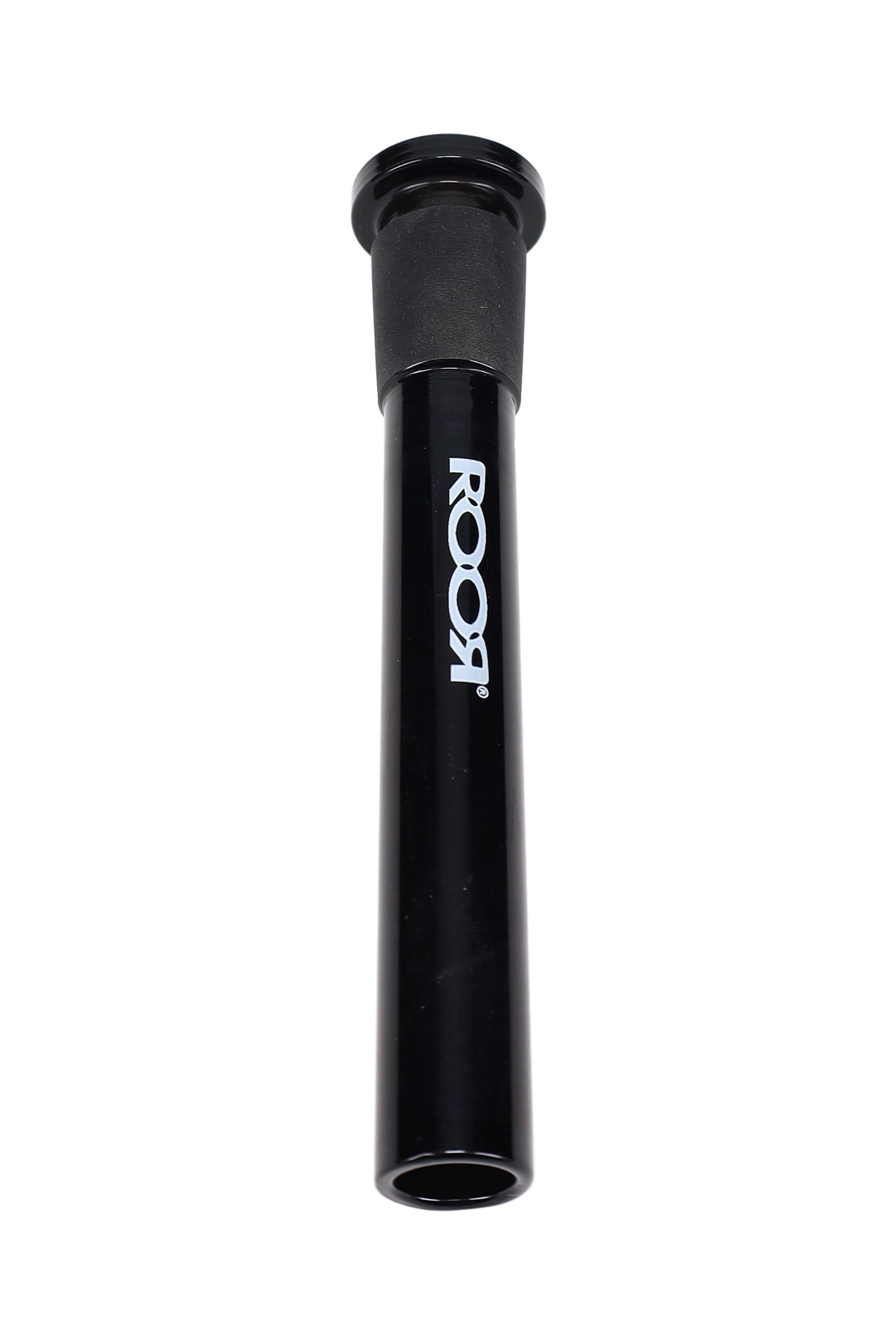 RooR colored 18.8mm to 14.5mm GoG downstem for glass bowls and pipes, featuring vibrant color options and durable glass construction.