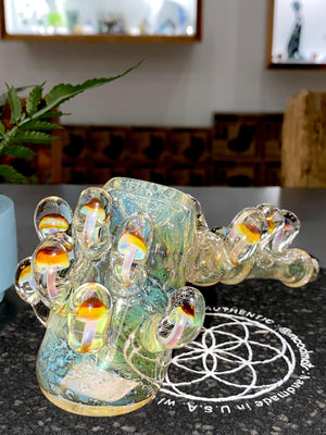 Sandberg Glass- Mushroom Bubbler - East Atlanta S&V
