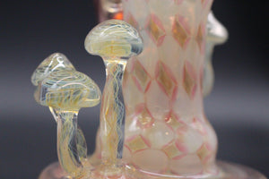 Space Cricket Glass "Fume Mushroom Bubbler" - East Atlanta S&V