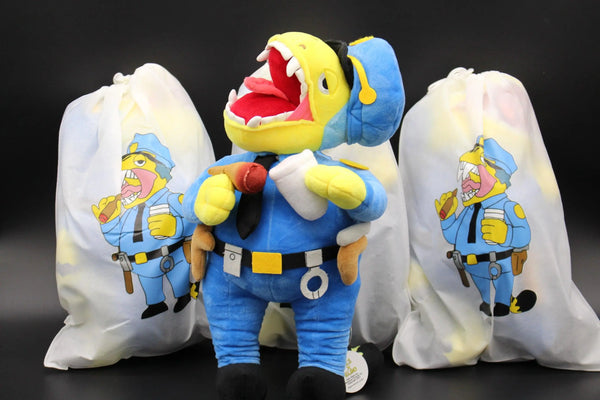 Elbo Glass GZ x Elbo Dino Wiggums plush accessory featuring a colorful, soft dinosaur design with detailed stitching.
